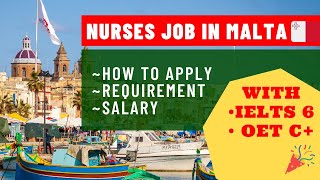 NURSES JOB IN MALTA  EXPLAINED IN HINDI   MALTA JOB OPPORTUNITIES  MALTA NURSES [upl. by Olonam]