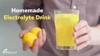 Homemade Electrolyte Drink Healthy Sports Drink For Hydration and Energy [upl. by Aerdnas]