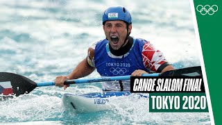 Full Canoe Slalom Mens C1 Final 🥇 🌊  Tokyo 2020 Replays [upl. by Eneles]