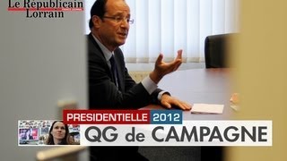 Dans les coulisses du QG de campagne de François Hollande [upl. by Burck]