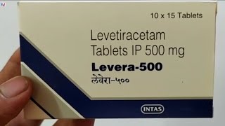 Levera500 Tablet  LevetiracetamTablets IP 500mg  Levera 500mg Tablet Uses Side effects benefits [upl. by Okia]