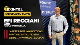 TEXINTEL LIVE INTERVIEW WITH PAOLO TORRICELLA ON THE LATEST INNOVATIONS FOR DIGITAL TEXTILE PRINTING [upl. by Leeban]