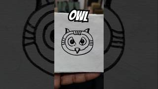 Owl art trending drawing art [upl. by Nitsu]