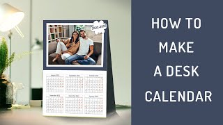 How to Make a Desk Calendar Easy DIY Tutorial [upl. by Neyuq111]