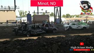 LIVE  North Dakota State Fair  Demolition Derby  Just For Fun Motorsports [upl. by Dylane]