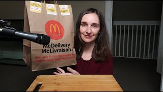 McDonalds Big Mac amp Fries  Whispered ASMR [upl. by Yllim782]