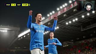 EFOOTBALL 2024  PAZZESCO MATCH VS IL MAN UTD AD OLD TRAFFORD😱GOL ASSURDO DI MARIO RUI🔥 ST14EP32 [upl. by Suivatal]