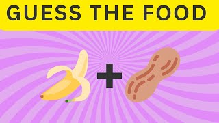 Guess the Food by Emojis Ultimate Challenge [upl. by Hgalehs]