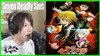 Seven deadly Sins  Seven Deadly Sins OP2 ROMIX Cover [upl. by Yellhsa26]