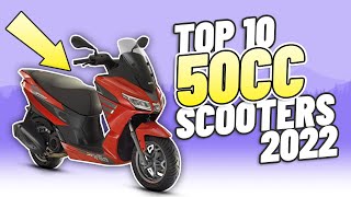 Top 10 50cc Scooters 2022 The best 50 Mopeds and Scooters for beginners and learners on a CBT [upl. by Templeton180]