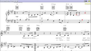 quotYouve Got a Friendquot by James Taylor  Piano Sheet Music Teaser [upl. by Kruse]