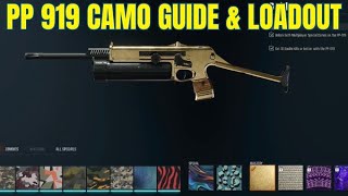 How to Complete the Specialist Camo Challenges for the PP 919 Best PP 919 Class Black Ops 6 [upl. by Ryley]