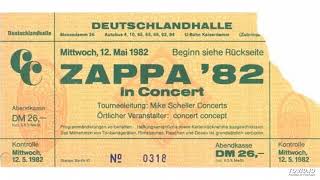 Frank Zappa  Tinsel Town RebellionSinister Footwear Deutschlandhalle Berlin May 12 1982 [upl. by Etnod]