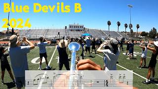 Blue Devils B 2024 Upper Lead Trumpet Transcription [upl. by Aicinet20]