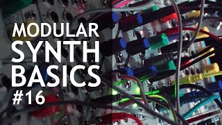 Modular Synth Basics 16 Waveforms on the Oscilloscope [upl. by Thistle]