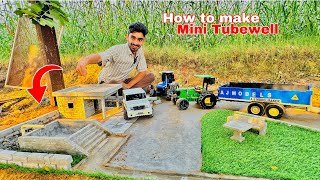 Making a mini tubewell for Mini Farm using Rc tractors 🔥Aakash946 [upl. by Ally]