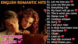 💕 ROMANTIC ENGLISH SONGS JUKEBOX  EVERGREEN SONGS🎵 [upl. by Janicki35]