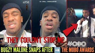 Bugzy Malone exposed the truth after the mobo awards‼️ [upl. by Reginnej]