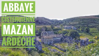 Ardèche l’abbaye cistercienne de Mazan vue du ciel [upl. by Teemus655]