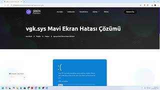 League of Legends vgksys Mavi Ekran Hatası 100 Çözümü [upl. by Eitisahc]