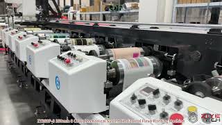 ZY350P8 Petal Drum Type Flexo Printing Machine Testing Mechanical System [upl. by Ahsei500]