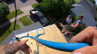 Day In The Life Of A Roofer POV [upl. by Denie]