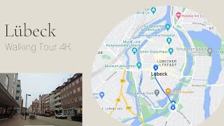 Walking Tour 4K Lübeck Mühlentor Mühlenstraße Shops Restaurants 22024 [upl. by Aniar]