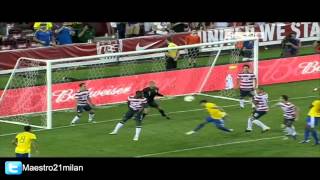 Thiago Silva Goal on USA 30052012 [upl. by Hedveh936]