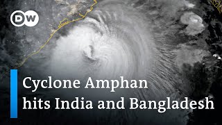 Cyclone Amphan makes landfall in India and Bangladesh  DW News [upl. by Kudva]