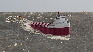 Sinking of the SS Edmund Fitzgerald [upl. by Canada]