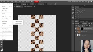 How to Add a Cow Print Twist Inside a Checkered Box [upl. by Carbrey]