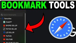 How to make BOOKMARK FAVOURITE in MacBook Safari Tutorial [upl. by Newel]