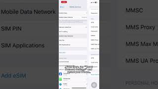 Fix your iPhone MOBILE HOTSPOT Problem in three steps [upl. by Bore]