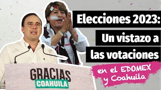 Los resultados de las elecciones 2023 ¿cómo se vivieron las votaciones en el Edomex y Coahuila [upl. by Alleinnad]