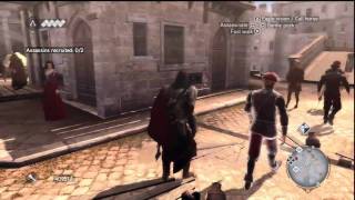 Assassins Creed Brotherhood  Man Of The Peoplerecruite your first two assassins [upl. by Eirek626]