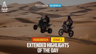 Extended highlights of Stage 2 presented by Aramco  Dakar2024 [upl. by Anytsyrk]