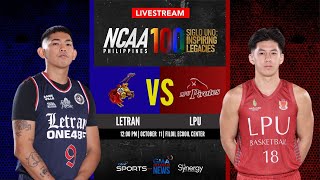 Letran vs LPU Men’s Basketball  NCAA Season 100 [upl. by Mosnar]