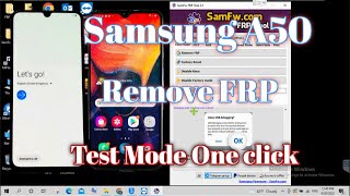 Samsung A50 Remove FRP One Click By Test Mode [upl. by Llennod]