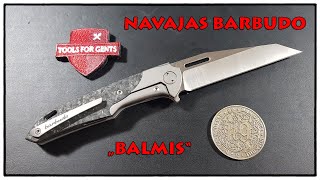 NAVAJAS BARBUDO quotBALMISquot FLIPPER M390 CARBON  Tools For Gents shorts english with discount code [upl. by Llednyl]