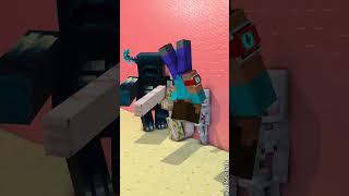 Zombie Becomes Herobrine In The Wall Challenge ⚡⌚⚡ Transform Watch [upl. by Cyndy315]