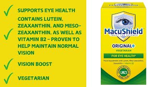 Macushield Original Vegetarian Capsules Tablets  Food Supplement for Healthy Eyes  Review [upl. by Jackquelin886]