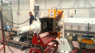 ÇİFT FİLTRELİ EXTRUDER  DOUBLE PLATE SCREEN CHANGER EXTRUDER [upl. by Waters225]