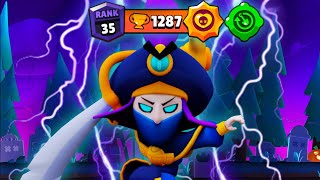 Rank 35 Mortis in Brawl Ball 🎩 1287🏆 [upl. by Jarrad888]