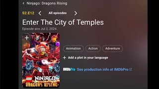 They changed the release dates again  Ninjago Dragons Rising Season 2 Part 2 News [upl. by Einneb]