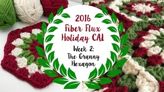 2016 Fiber Flux Holiday Crochet Along Week 2 Episode 361 [upl. by February]