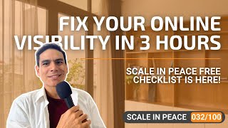 Increase Your Online Visibility With Scale In Peace FREE Checklist [upl. by Nicky]