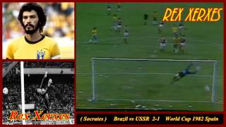 Socrates Brazil Vs USSR 1982 HD [upl. by Name]