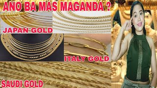 JAPAN GOLD vs SAUDI GOLD vs ITALY GOLD  Which gold is better [upl. by Ahsyat228]