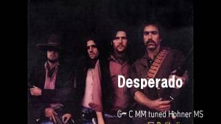 desperado  Eagles C MM tuned diatonic harmonica Hohner MS [upl. by Adnuhsor]