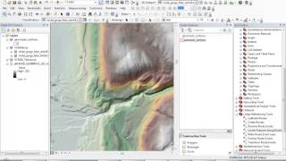 v45 creating a geomorphic map in ArcMap [upl. by Sissy985]